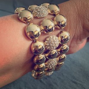 Bracelet with crystal embellish. Never used